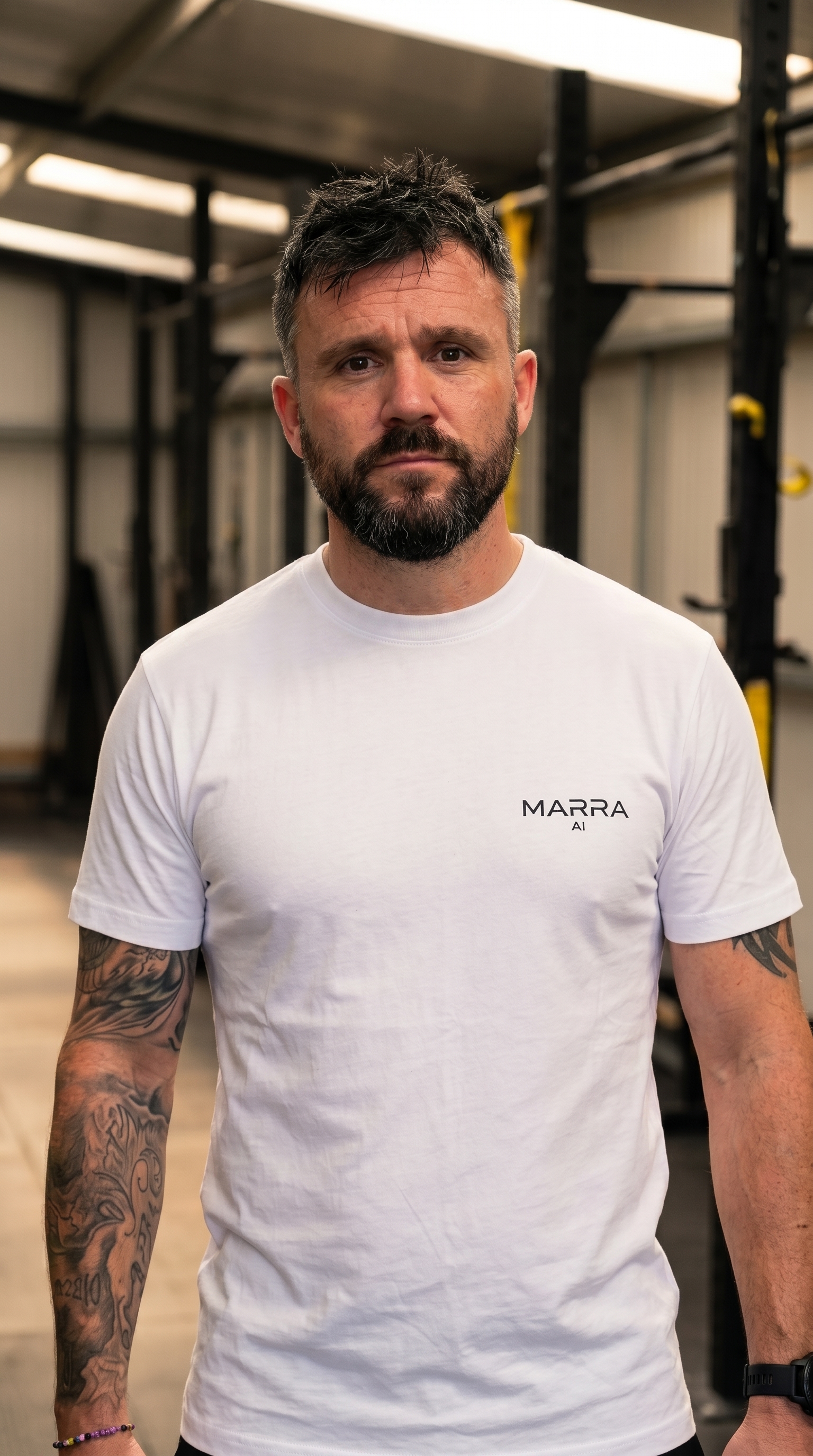 Marra Gear tee — detail